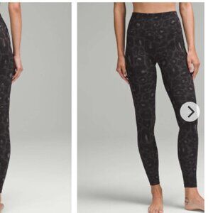 Lululemon Align High-Rise Pant 25" Heritage 365 Camo Dark Olive Multi Size 6